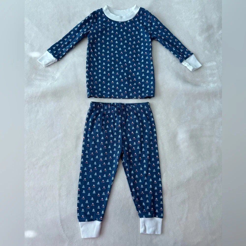 Kissy Kissy Unisex Baby Nautical Themed Pajama Set Size 12-18M